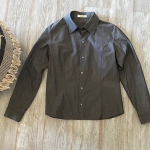 3for$20 Michel Klein | Silk Blend Shirt SzS